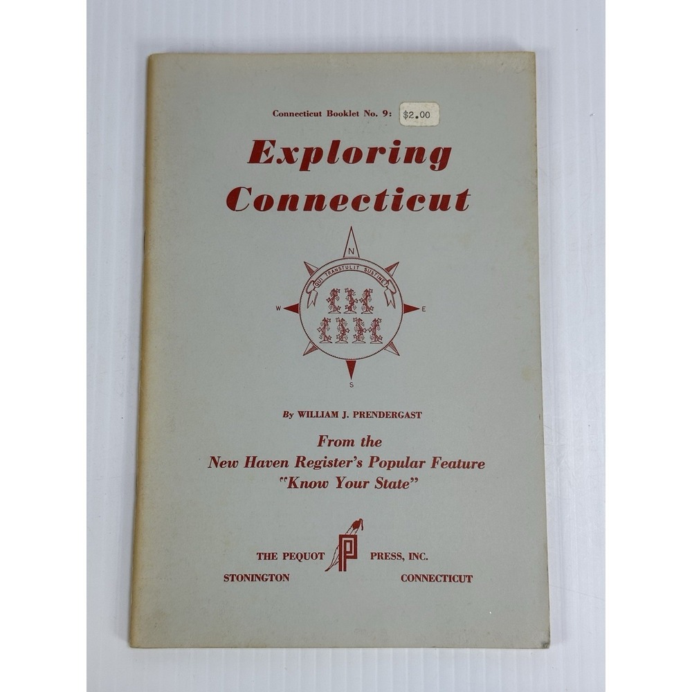 Vintage Booklet Exploring Connecticut Pequot Press 1965 William J Prendergast